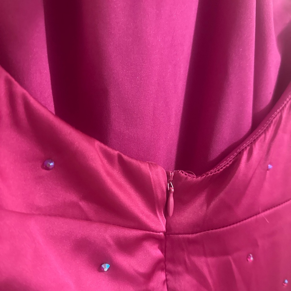 DO+BE Fuchsia Asymmetrical Mini Dress - Picture 12 of 13